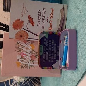 Daily devotional, Prayer Box, and Prayer & Purpose Journal. Book set